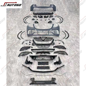 Bodykit pour <span class=keywords><strong>Mercedes</strong></span> Benz W166 GLE 2015-2019 mise à niveau vers AMG GLE63 pare-chocs avant arrière grille passage de roue diffuseur tuyau - Product Image 3