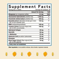 Comprimés de Glucosamine Chondroïtine 60 comprimés avec MSM pour soutenir la santé des articulations, complément énergétique, pilules de Glucosamine, emballage OEM