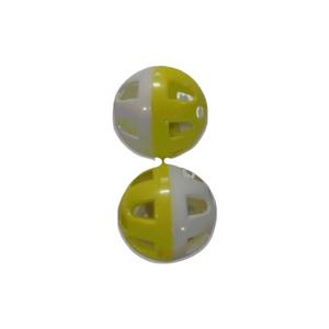 Toptan Ekolojik Basit Sıkıntı Giderici Evcil Hayvan Oyuncakları Kediler ve Köpekler için Plastik Boş Top Zil ile - Product Image 5