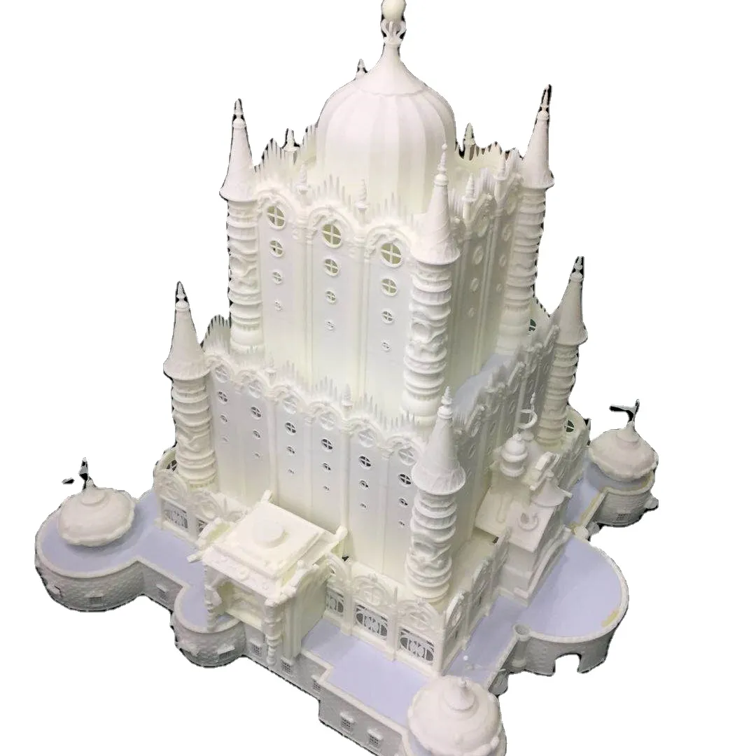 SLA Resin 3D Printing Model Precision 3D Printed Architecture Model 3D Print Exhibit Showpiece