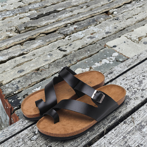 <span class=keywords><strong>Chanclas</strong></span> planas Retro para mujer, sandalias <span class=keywords><strong>de</strong></span> corcho, <span class=keywords><strong>chanclas</strong></span> <span class=keywords><strong>de</strong></span> madera <span class=keywords><strong>de</strong></span> playa <span class=keywords><strong>de</strong></span> verano <span class=keywords><strong>de</strong></span> Color puro con parte superior <span class=keywords><strong>de</strong></span> cuero, <span class=keywords><strong>chanclas</strong></span> para <span class=keywords><strong>hombre</strong></span> incluidas - Product Image 1