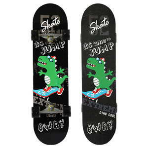 <span class=keywords><strong>Skateboard</strong></span> 2 avec roues lumineuses à motifs de dessins animés, planche plate en bois, modèle HB1 universel <span class=keywords><strong>pour</strong></span> adolescents et débutants - Product Image 1
