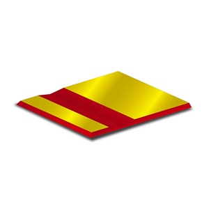 Youke thương hiệu ABS tấm đôi màu CNC khắc chải vàng bề mặt in ấn 1.3 mét độ dày cho văn bản khắc Hình dạng cắt - Product Image 4