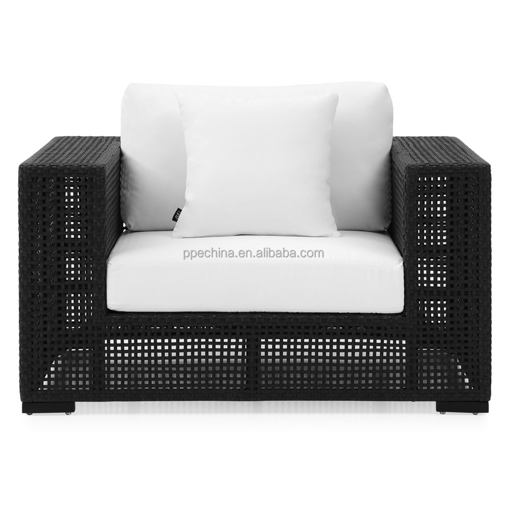 Wholesale Modern Rattan Chair Patio Bark Wicker Sofa Aluminum Luxury Comfortable Garden Courtyard Outdoor Furniture Light Chairs
