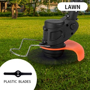 Tondeuse à gazon et débroussailleuse sans fil 21V sur batterie avec fonction d'élagage - Petit désherbeur de jardin - Product Image 3