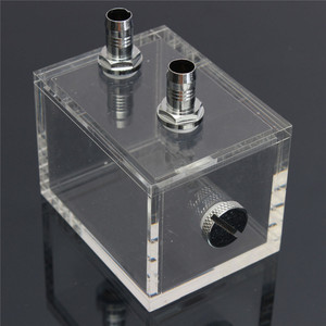 LS kotak kaca akrilik bening transparan 8mm, kotak tangki air akrilik bersegel bening dengan tepi terpoles - Product Image 1