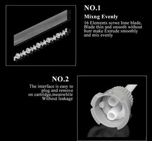 Ental-cartucho mezclador de material de impresión, tubo mezclador de resina epoxi, mezclador estático con intra oral - Product Image 6