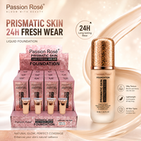 Fond de teint liquide Fresh Wear 24H longue tenue, éclat prismatique de la peau, maquillage léger et confortable pour tous les types de peau