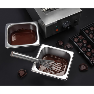 Machine à tempérer le <span class=keywords><strong>chocolat</strong></span> en acier inoxydable, chauffe-aliments électrique commercial pour la fonte et le chauffage du <span class=keywords><strong>chocolat</strong></span> et du lait, 110v 220v - Product Image 6