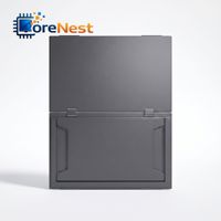 Monitor Portátil Plegable CoreNest de 15.6 Pulgadas con Pantalla Dual 2K, Pantalla Extensora para Laptop para Productividad en la Oficina, Reuniones de Negocios