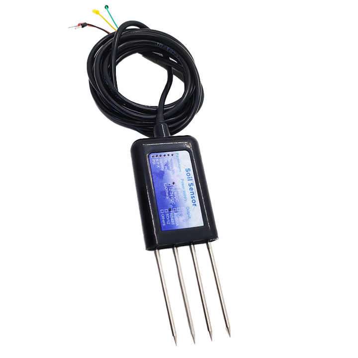 토양 8 in 1 온라인 모니터링 LORA LORAWAN RS485 토양 수분 온도 EC PH SALINITY NPK 통합 센서 ...