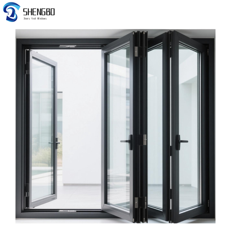 Large Opening Aluminum Folding Windows New