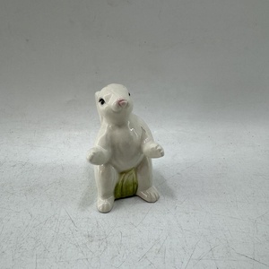 Salière/poivrière en forme de <span class=keywords><strong>lapin</strong></span> en céramique peinte à la main - Product Image 3