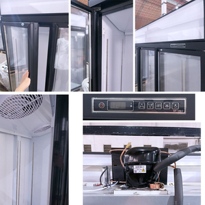 Congelador Comercial para Tiendas, Equipo de Refrigeración, Congelador Vertical con Tres Puertas de Vidrio - Product Image 5