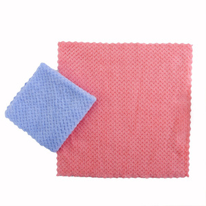 Thickened Microfiber Dish Towel Lattice Pattern For Kitchen Cleaning And Household Use - Product Image 5