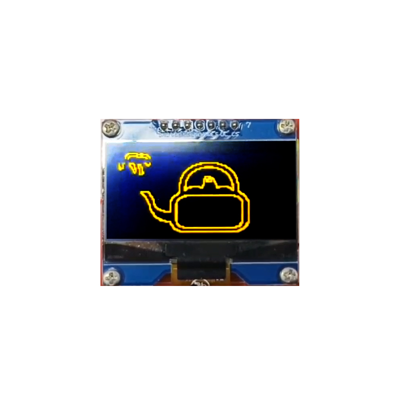 Monochrome White MPU SPI I2C Dot