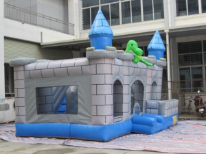 Castillo Inflable Ecológico con Tobogán para Alquiler Comercial en Fiestas, Material de PVC - Product Image 2