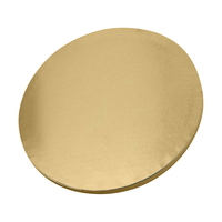 Plateaux à gâteau ronds en carton alimentaire avec base en carton et feuille d'aluminium, 6, 8, 10, 12 pouces, ou plateaux à gâteau personnalisés en carton ou en papier