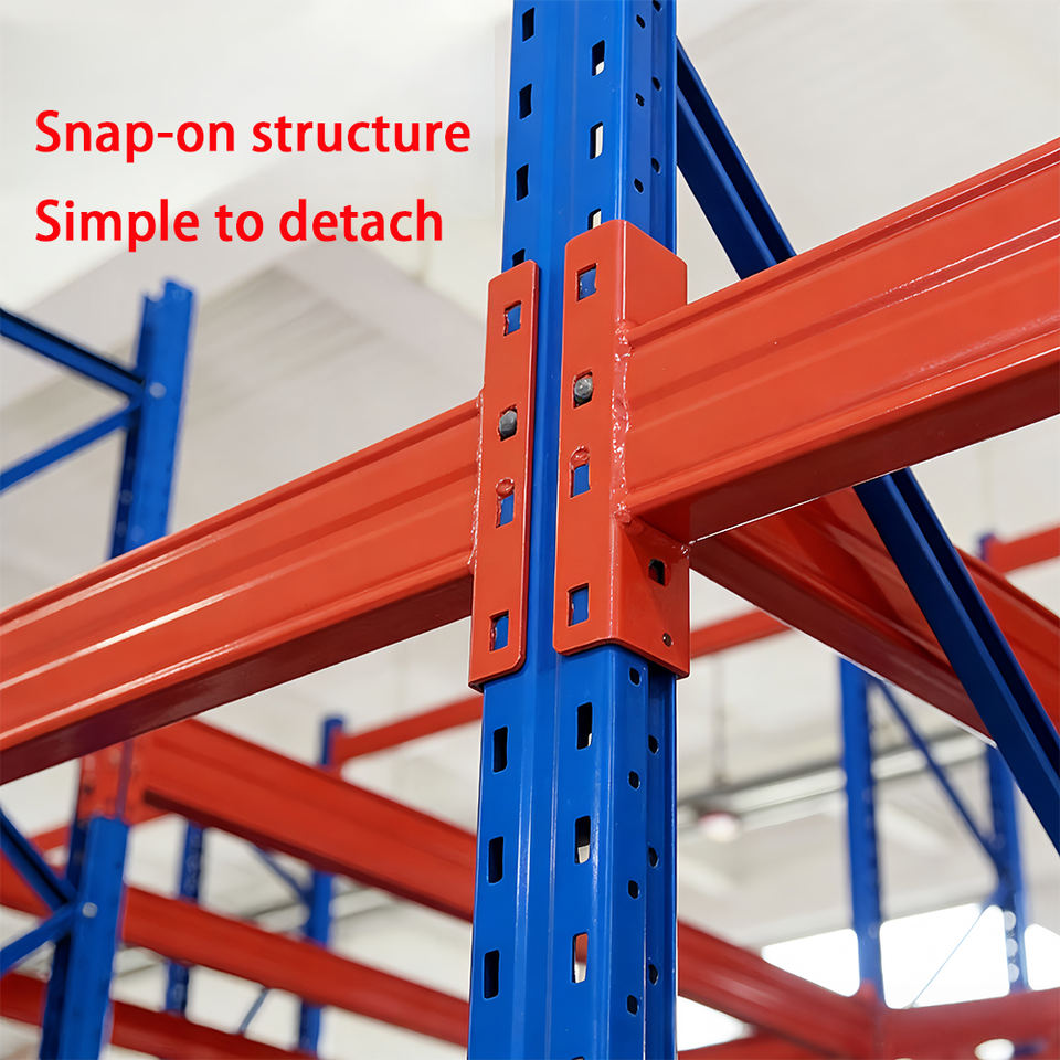 Custom Industrial Steel Light Duty Anti-Rust Warehouse Shelves Slotted ...