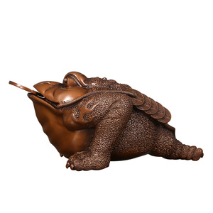 Copper Money Toad Ornament Pure Copper <b>Craft</b> Living Room Decoration Chinese New Year Gift - Product Image 5