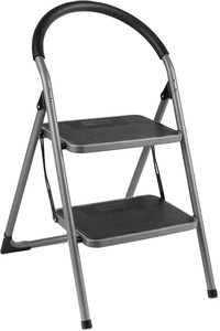 Hiện đại 2-bước kim loại gấp thang với chống trượt tay vịn Trọng lượng nhẹ thiết kế cho hộ gia đình sử dụng - Product Image 2