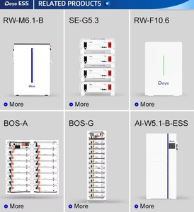 Entrepôt de l'UE Deye SE-G5.1 Pro-B 5.12kwh Lithium 51.2v Lifepo4 Ion Batterie 100ah Basse Tension Usage Domestique Batterie Solaire Deye - Product Image 2