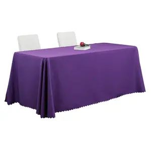 Polyester Rechteck Tischdecke für Zuhause, Restaurant, Hochzeit, Party