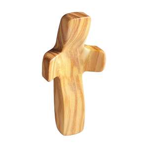 Cruz <span class=keywords><strong>de</strong></span> Madera <span class=keywords><strong>de</strong></span> Olivo <span class=keywords><strong>de</strong></span> Bolsillo al por Mayor, Cruz <span class=keywords><strong>de</strong></span> Oración para Aliviar el Estrés, Tallada en Madera, para Regalo Cristiano, Pascua, Día del Padre - Product Image 4