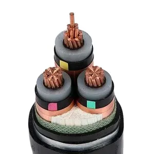 YJV kabel listrik listrik Pvc, kawat transmisi catu tembaga kontrol magnetik, kabel terisolasi 0.6/1Kv