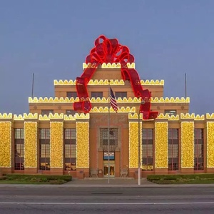Décoration de Noël en forme de nœud lumineux 3D de grande taille, classée IP65 <span class=keywords><strong>pour</strong></span> l'éclairage extérieur commercial, les mariages, les maisons et les paysages - Product Image 5
