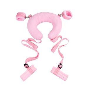 Yatak odası esaret kelepçe ve ayak bileği manşetleri ile sınırlamalar seks oyuncakları yastık - Product Image 3