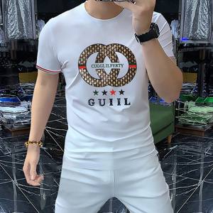 T-shirt surdimensionné en coton 100% pour hommes d'été à la mode avec broderie <span class=keywords><strong>T-shirts</strong></span> graphiques de haute qualité pour la mode Streetwear - Product Image 6