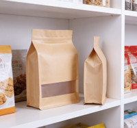 Sachet d'emballage refermable en PET+PE pour biscuits, nougats, pâtisseries occidentales et pains grillés, idéal pour la conservation à température ambiante