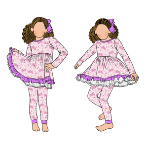 Little Glow Kid Set da Gioco con Gonna a Cerchio Completo e Vestito con Massimo Effetto Giroscopico, Pantaloni Culotte in Pizzo Invernale con Occhiellatura per Bambine - Product Image 5