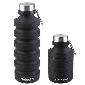 Bouteille d'eau pliable en silicone légère, réutilisable, sans BPA, unisexe, 27 oz - Product Image 1