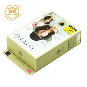 Reciclaje de embalaje plano personalizado con logotipo propio, caja colgante de entrega de sombrero, estante de tienda de estilo de moda, caja de papel de exhibición OEM al por menor - Product Image 6