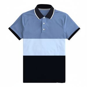 เสื้อโปโลโพลีเอสเตอร์สำหรับผู้ชายเสื้อโปโลแขนสั้นระบายอากาศได้ดีเสื้อกอล์ฟไซส์ใหญ่พิเศษ - Product Image 1