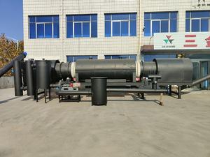 Fumier de poulet Four de carbonisation du fumier de porc Charbon de biomasse faisant la machine avec moteur pour la production de charbon de riz - Product Image 3