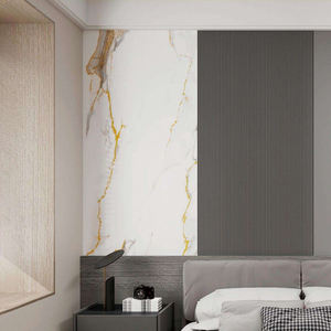 Modernes wasserdichtes UV-Wand paneel aus Stein 3D Losa De Marmol De Pvc Para Decora cion Interieur De Alto Brillo De 1220X2440mm - Product Image 3