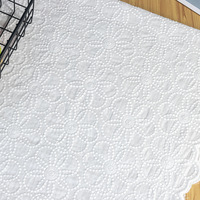 Vente en gros fabricant : Robes en tissu éponge tissé pour femmes, rideaux, accessoires vestimentaires de mariage avec broderie florale complète