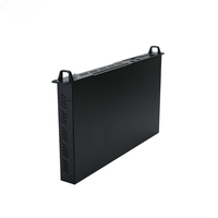 Amplificateur de puissance réseau industriel 1U pour montage en rack 19 pouces, châssis d'enceinte de serveur en acier galvanisé et aluminium