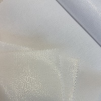 Col de chemise en coton 100% avec revêtement HDPE, entoilage tissé pour thobe masculin
