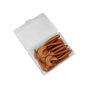 Boîte <span class=keywords><strong>en</strong></span> plastique Vers de pêche Artificielle Papillon de terre Silicone Maggot Grub Leurre Appâts - Product Image 1