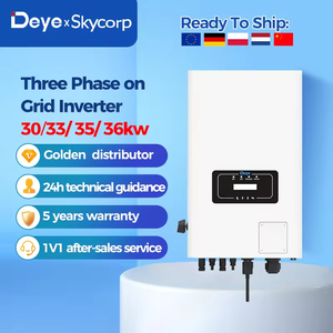 Onduleur triphasé Deye SUN-30/33/35/36K-G04 pour raccordement au réseau 30kW 33kW 35kW 36kW avec 2 trackers MPP - Product Image 2