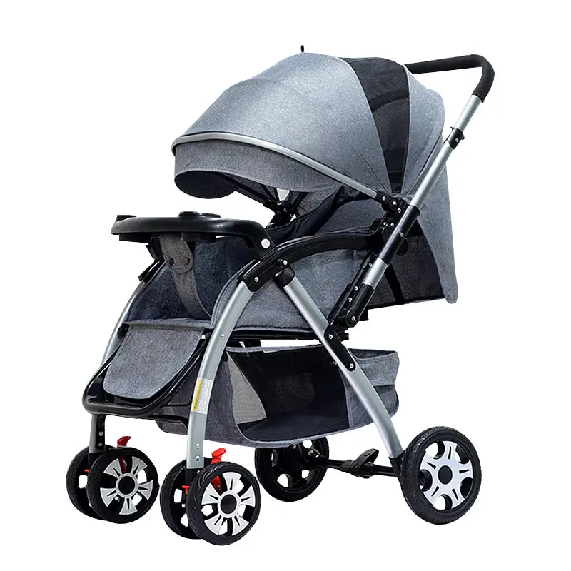 JXB Creative With Adjustable Canopy One Hand Fold Crolla Swift Baby Stroller
