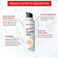 Gel Cicatrisant Avancé Vitamine C Acide Hyaluronique Atténuation des Marques d'Acné Vergetures Lissage de la Peau Essence Visage et Corps