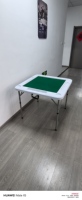 Table de jeu de dominos d'extérieur moderne de luxe blanche, durable et imperméable, en plastique HM FURNITURE HM-F86