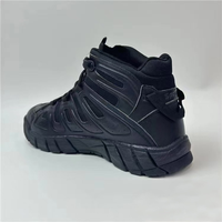 Bottes tactiques pour hommes pour les sports d'hiver Chaussures d'extérieur imperméables de combat pour l'escalade et la randonnée avec bout rond Semelle intérieure en caoutchouc