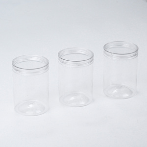 ผลิตภัณฑ์บรรจุภัณฑ์ทรงกระบอกคุณภาพสูง โลโก้สั่งทำได้ ฝาปิดอะลูมิเนียมสีเงิน พลาสติก PET สำหรับครีม เครื่องสำอาง อาหาร - Product Image 4