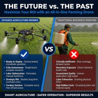 Drone de pulvérisation agricole autonome FCC-X400 pour la gestion des cultures en plantation